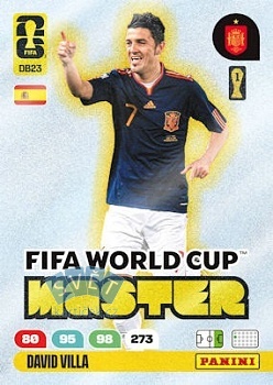 David Villa Spain Panini FIFA World Cup 2026 Adrenalyn XL FIFA World Cup Master #DB23